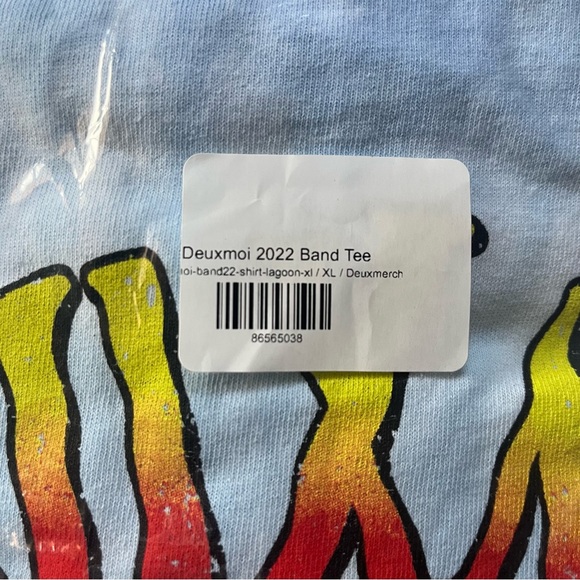 NEW Deuxmoi Band Tee Shirt - Picture 4 of 7